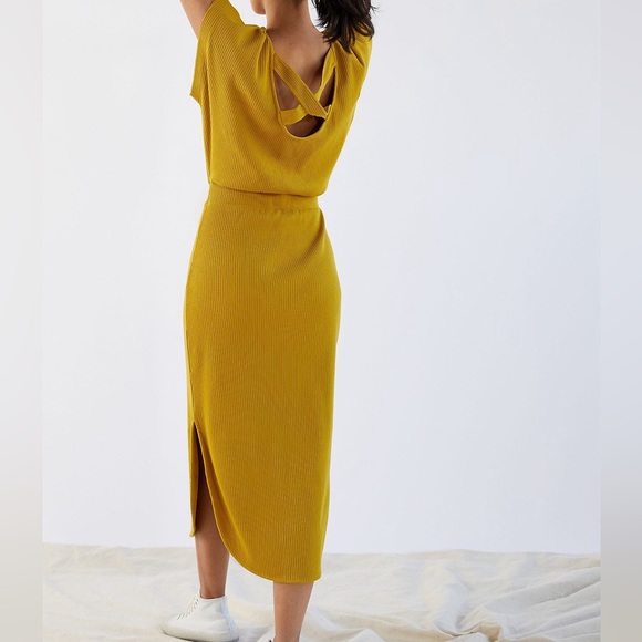 DAILY PRACTICE BY ANTHROPOLOGIE Dolman-sleeved Maxi Dress SIZE large EUC - Picture 5 of 6